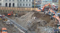 04.11.15 - Im hinteren Teil wurde damit begonnen sich  tiefer ins Gelnde zu buddeln.