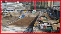 16.03.16 - Die Begrenzungen sind eingebaut. Nun fehl nur noch der Beton.