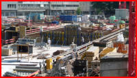 06.06.16 - Weitere Verschalungen werden aufgebaut.