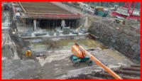 25.05.16 - An der Sttzwand wird wieder gearbeitet