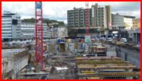 03.05.16 - Auch am Parkhaus werden weitere Wnde gegossen.