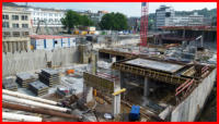 21.07.16 - Weitere Verschalungen wurden aufgebaut.