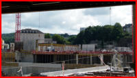 10.08.16 - Blick vom Schwebebahnhofzum Investorgebude.