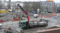 21.02.17 - Anlieferung von Profilen fr den Innenausbau.