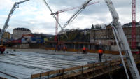 05.11.15 - Heute wird der Sdteil gegossen.