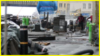 08.03.17 - Hier wird weiter das Foamglas eingebaut.