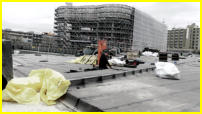 29.03.17 - Der Absatz wird mit Foamplatten verkleidet.