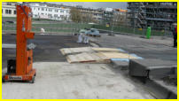 06.04.17 - Die Baurampe ist fertig.