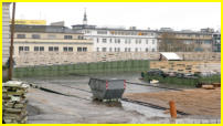 17.01.2018 - Die alten T-Trger von der Holzwand sind nun auch rckgebaut.
