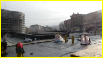 16.02.17 - Die Flche links und vor der Treppe sind nun auch mit Foamglas versehen.