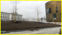 09.04.2018 - er Aussichtspunkt am Vorplatz ist fertig gepflastert