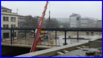 20.02.17 - Am Ladengerst werden zur Zeit einige Teile wieder abgebaut.