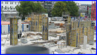 20.09.16 - Weitere Sttzen wurden aufgebaut.