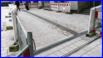 16.11.17 - Am Ende des Investorgrundstcks endet auch der Leitstreifen.