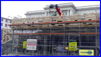 09.01.2018 - Auch hier gehen die Arbeiten nun weter.