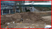08.12.16 - Das Erdreich an der Immermannstrae wird nun abgebaut.