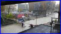 15.11.17 - Die Absperrung der Wupperbrcke wurde teilweise aufgehoben.