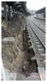 02.02.2018 - Das letzte Stck der Bahnsteigkante von diesem Abschnitt wurde entfernt.