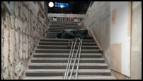 29.01.2020 - Die Treppe am Gleis 1 wird nun renoviert.