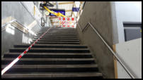 16.03.2020 - W.-Hbf - Gleis 1 -Die Wände wurden nun verputzt.