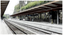28.04.17 - Die Pflasterarbeiten an Gleis 4 sind beendet.