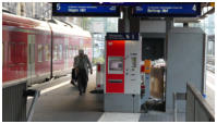 25.09.17 - Der neue Ticketautomat steht auch bereits.