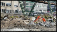 07.04.2020 - Der alte Bunkerzugang ist nun verschwunden.