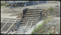 20.07.2020 - Der erste Treppenteil ist nun betoniert.