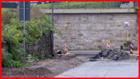 08.11.17 - Der Bauabschnitt 2 wurde eingerichtet. Die Sdstrae ist im Baubereich nun eine Einbahnstrae.