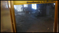 05.12.2020 - Blick über dem Bauzaun.