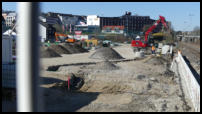 24.03.2020 - Die L-Steine werden weiter eingebaut.