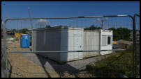 13.05.2020 - Die Baucontainer der nächsten Baufirma wurden aufgestellt.