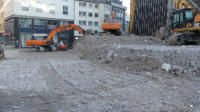 31.12.16 - Der Bauschutt wurde weiter abgefahren.
