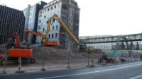 31.12.16 - Der Bauschutt und die Baustahlreste wurde weiter abgefahren.