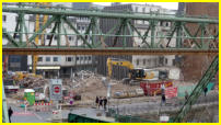 24.01.17 -  Blick vom Sparkassen-Parkhaus auf das Baufeld.
