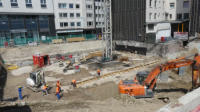 21.06.17 - Die ersten Fundamenteverschalungen sind in Arbeit.