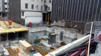 28.07.17 - Weitere Betonverschalungen wurden aufgebaut.