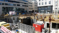 31.07.17 - Weitere Zwischenwnde werden aufgebaut.