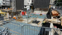 21.07.17 - Der Beton wurde abdeckt.