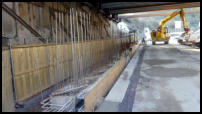 15.03.2018 - Der Fugngertunnel wurde nach Osten verschoben