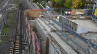 13.10.17 - Ecke Widukindstr.  Die Mauer ist bereits fertig gegossen.