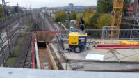 02.11.2017 - Der Betonklotz ist inzwischen auch eingebaut.