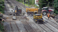 02.08.17 - Der Rckbau vom Sdteil der Unterfhrung hat begonnen.