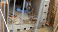 26.07.17 - Blick zum Tunnel Heidter Berg. Mit Schrauben werden die einzelne Elementen zusammengehalten.