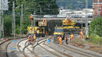 09.08.17  - Arbeiten an der Oberleitung.