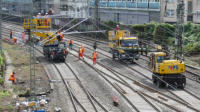 09.08.17  - Arbeiten an der Oberleitung.