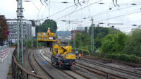11.08.17 - Arbeiten an der Oberleitung.