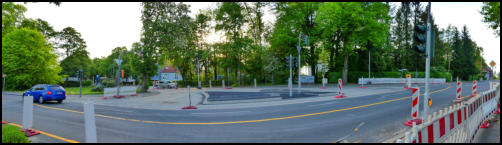 09.05.2020 - Panoramaaufnahme in Richtung Wettiner str.