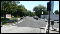 26.06.2020 - Die Asphaltschicht ist fertig eingebaut.