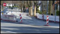 03.04.2021 - Die Asphaltdecken wurden fertg eingebaut. Blick von der Müngstener Str.